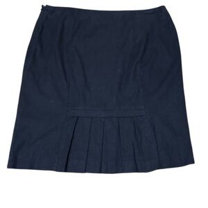 New York & Company Linen Black Women's Skirt Size 10